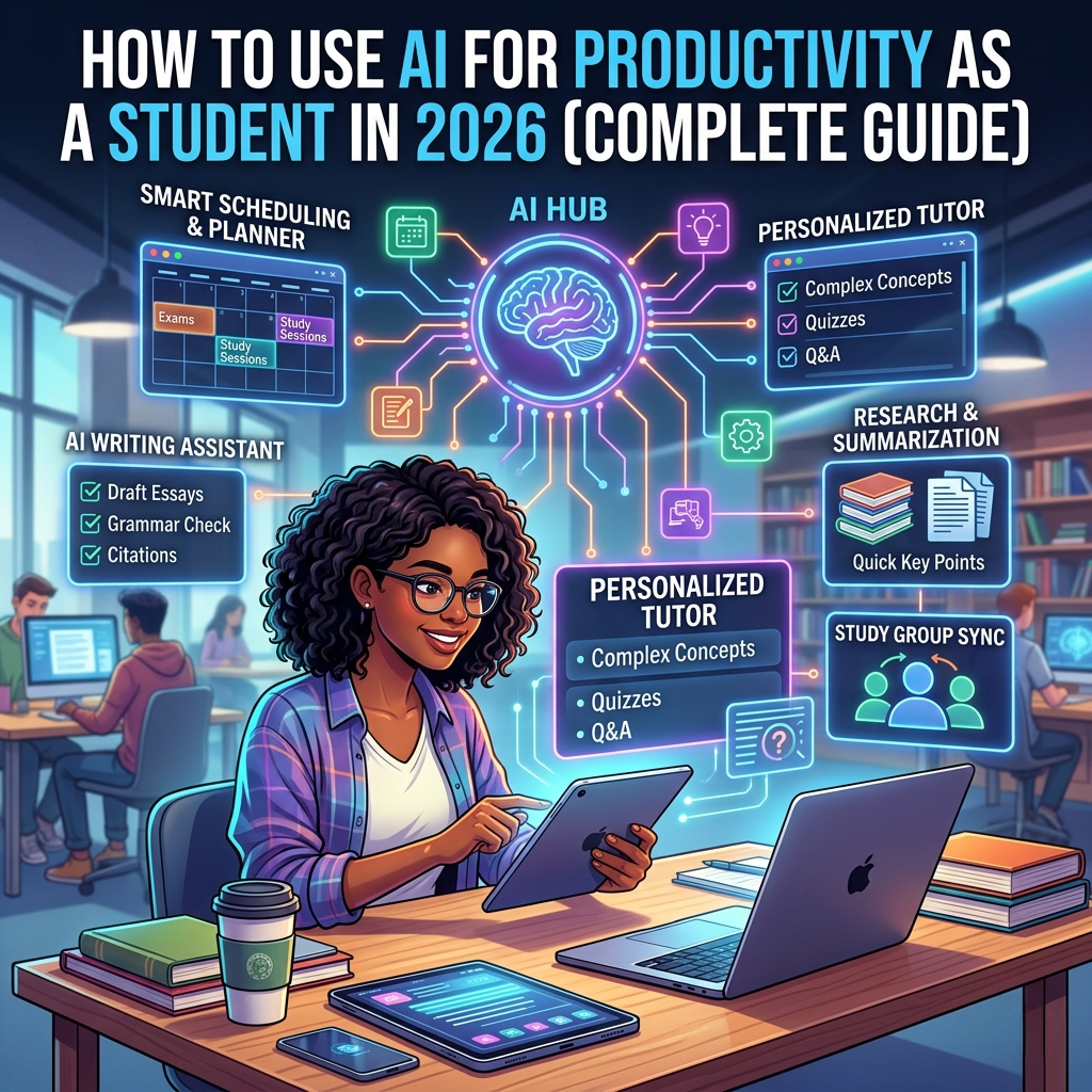How to Use AI for Productivity as a Student in 2026 (Complete Guide)