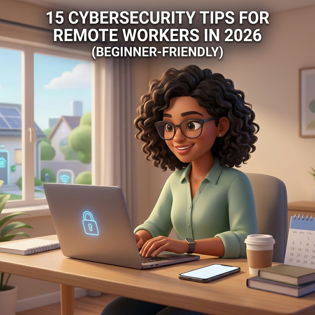 15 Cybersecurity Tips for Remote Workers in 2026 (Beginner-Friendly)