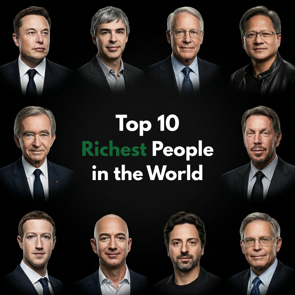 Top 10 richest people in The World
