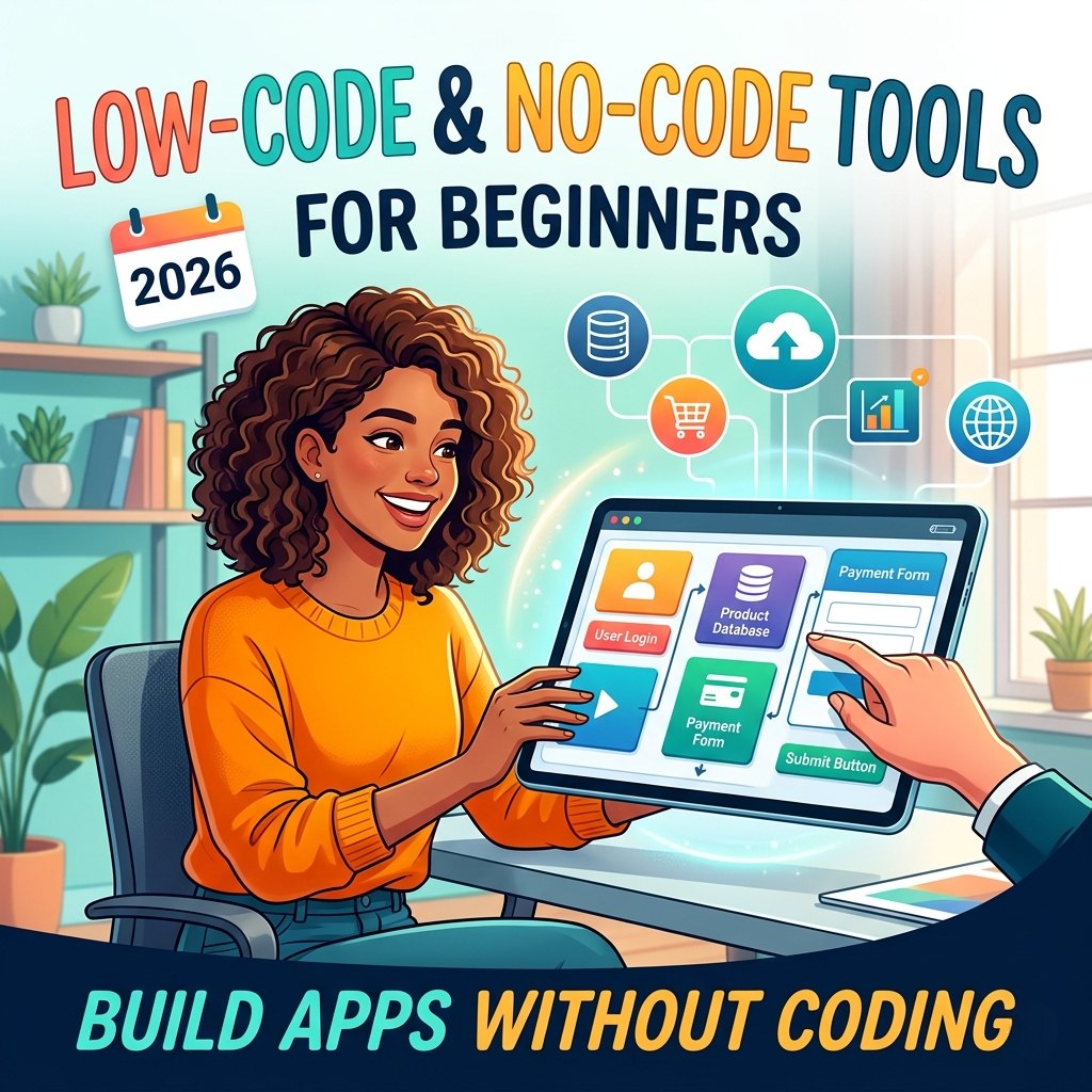 Best Low-Code & No-Code Tools for Beginners in 2026 (Build Apps Without Coding)